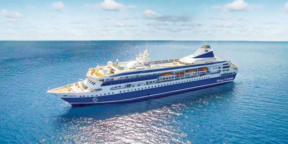 Cruiseskipet Gemini skal etter planen ut på et tre-årig verdensomspennende cruise fra november i år. Foto: Miray International