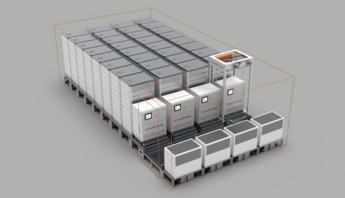 The Corvus Energy Blue Whale Energy Storage System (ESS) is one of seven battery systems in the Corvus Energy product portfolio. Illustration: Corvus Energy.