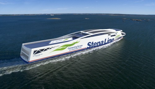 Stena Line aims to launch a fully battery powered vessel before 2030. Photo: Stena Line / Peter Mild.