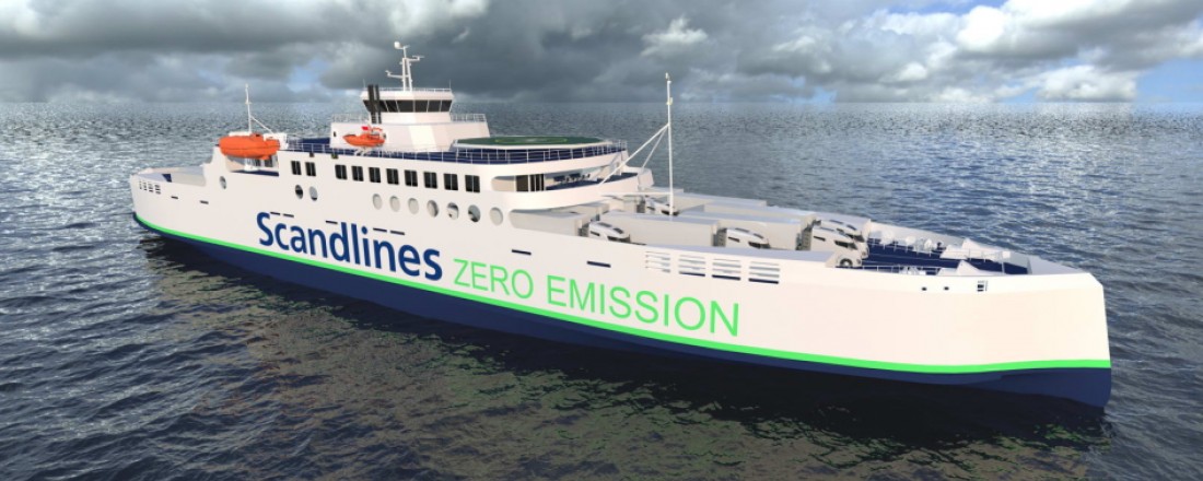 With a zero emission ferry, Scandlines is taking a big step on the green journey. Ill: Scandlines.