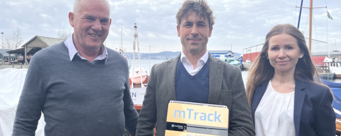 Scantrol celebrates the milestone of 100 mTrack units sold in only a few years. The 100th mTrack will be operating on the new research vessel Kaharoa II in New Zealand. Photo: Scantrol.