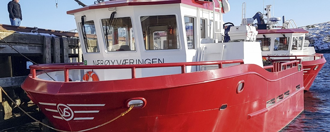 Bildet viser Nærøyværingen, en av fem like båter SinkabergHansen har fått levert fra Viknaslipen. Foto: SinkabergHansen