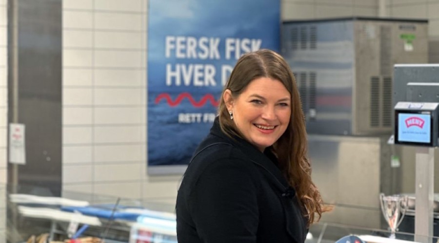 Fiskeri- og havminister Cecilie Myrseth vil samle sjømataktører fra hele verdikjeden. NFD 