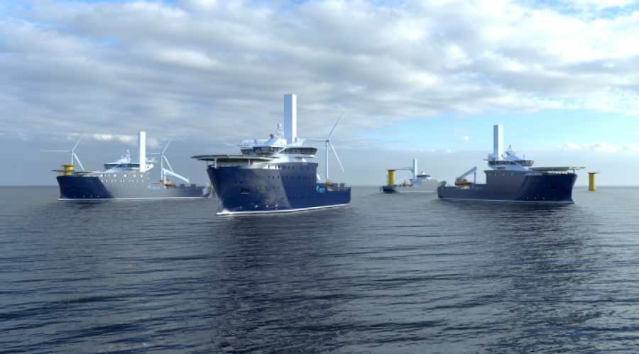 To nye Construction Service Operations Vessels (CSOV) som skal designes og bygges av Vard Group.