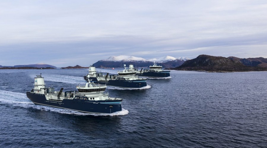 De tre Sølvtrans-fartøyene er søsterskip. Illustrasjon: Aas Mek.