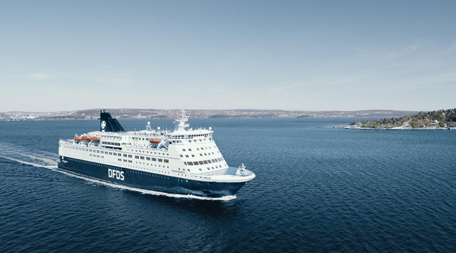 Crown Seaways blir fortsatt den ene av to ferjer som skal trafikkere mellom Oslo og København, og vil nå også anløpe Frederikshavn. Foto: DFDS