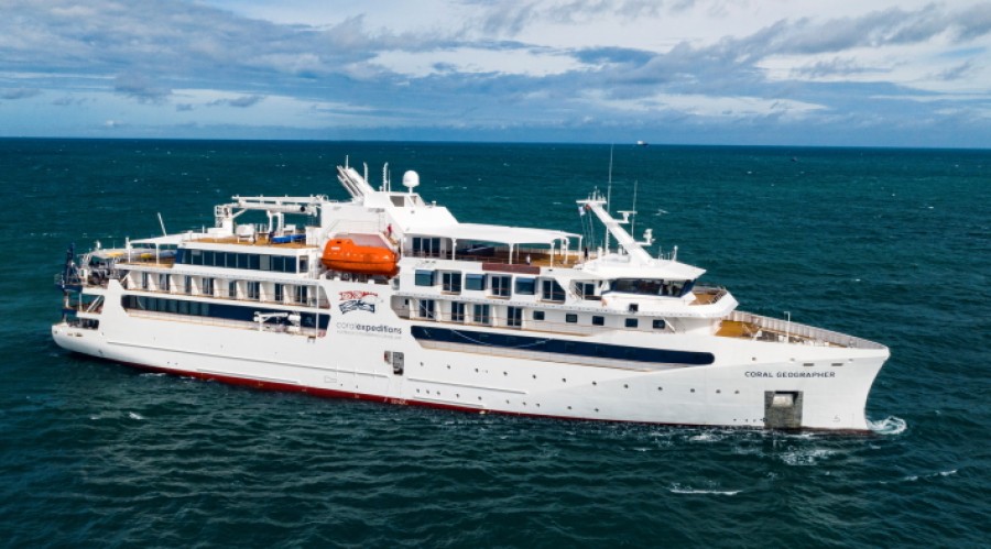 Coral Geographer has been specially tailored for personalized expedition cruises to remote and exotic destinations in Asia and Oceania. Photo: Vard.
